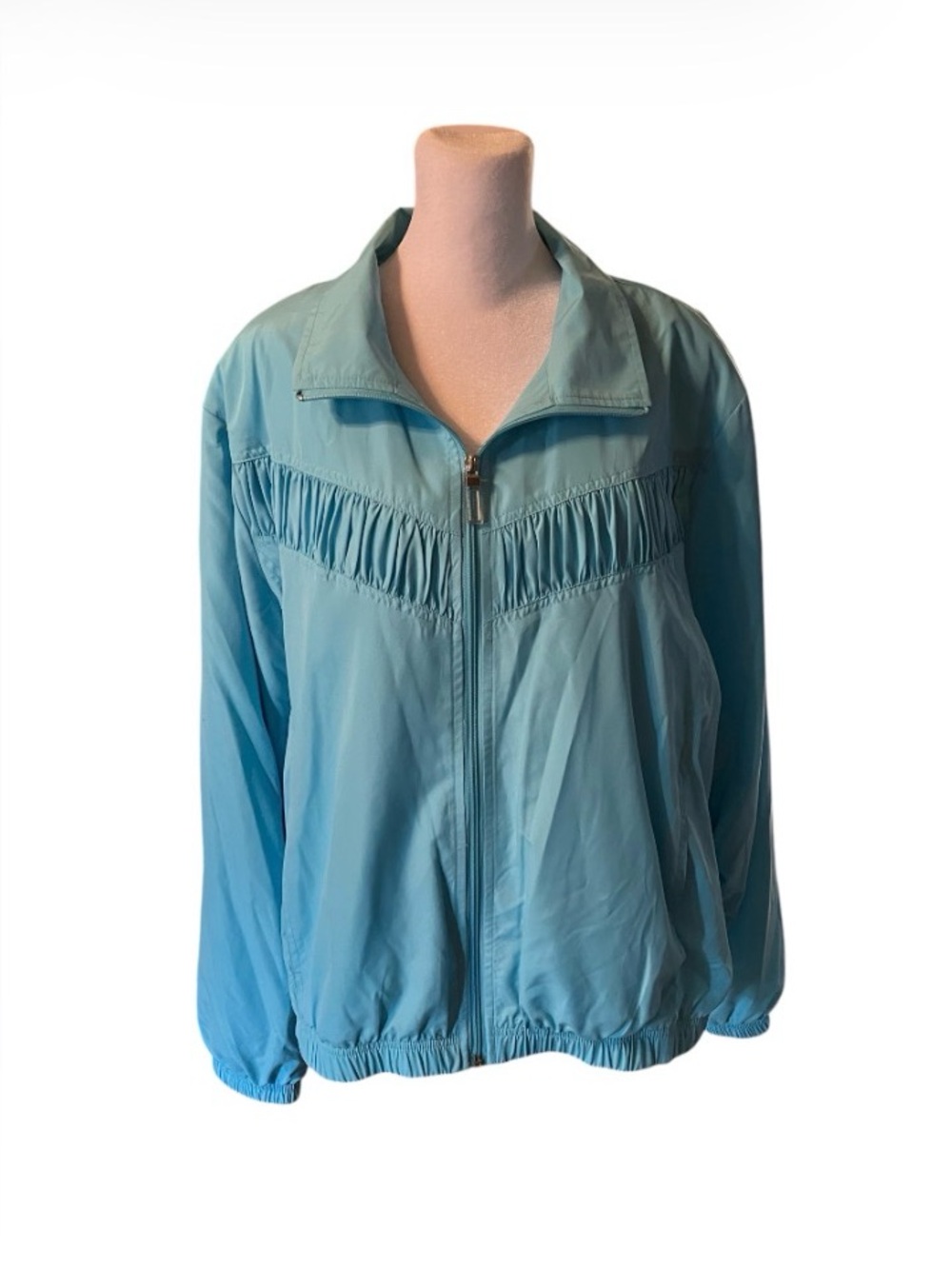 Koret Sport Vintage Blue Windbreaker Jacket Size XL